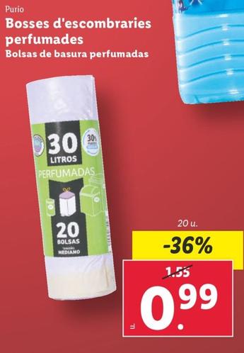 Oferta de Purio - Bolsa De Basura Perfumadas por 0,99€ en Lidl