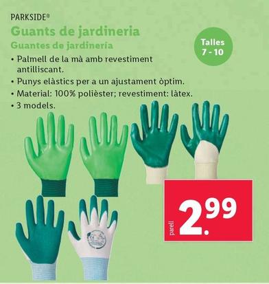 Oferta de Parkside - Guantes De Jardineria por 2,99€ en Lidl