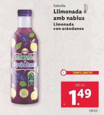 Oferta de Solevita - Limonada Con Arándanos por 1,49€ en Lidl