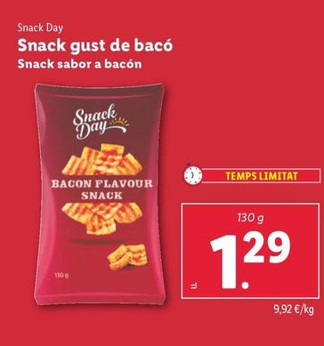 Oferta de Snack Day - Snack Sabor A Bacón por 1,29€ en Lidl