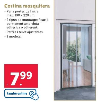 Oferta de Cortina Mosquitera por 7,99€ en Lidl