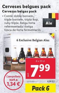 Oferta de Cervezas Belgas por 7,99€ en Lidl