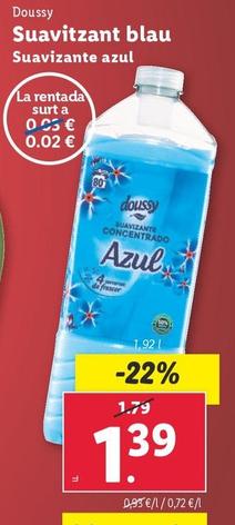 Oferta de Doussy - Suavizante Azul por 1,39€ en Lidl