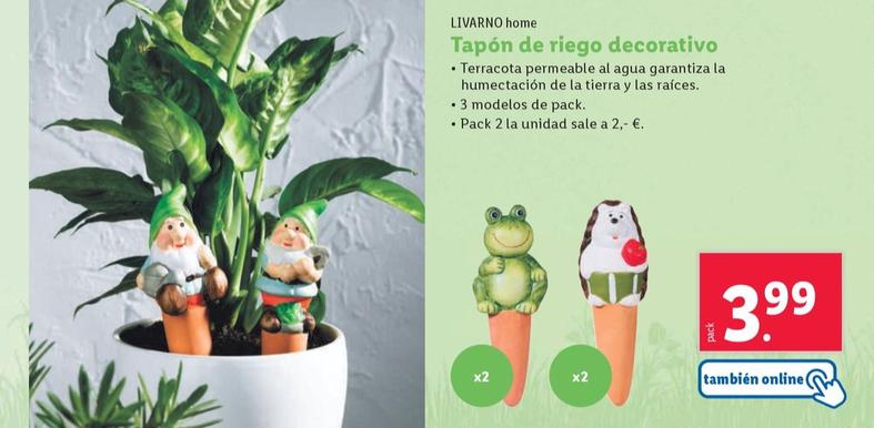 Oferta de Livarno Home - Tapon De Riego Decorativo por 3,99€ en Lidl