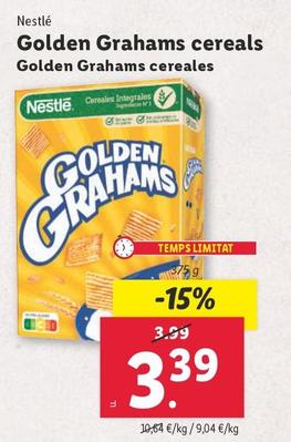 Oferta de Nestlé - Golden Grahams Cereales por 3,39€ en Lidl