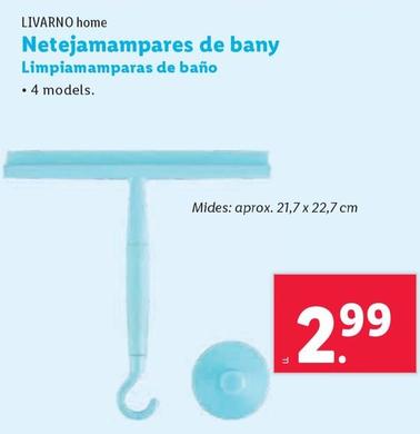 Oferta de Livarno - Limpiamamparas De Bano por 2,99€ en Lidl