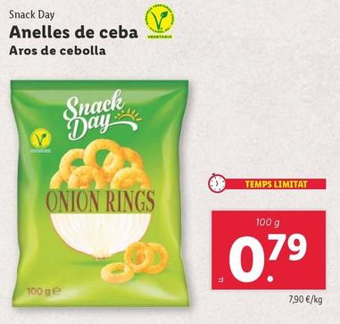 Oferta de Snack Day - Aros De Cebolla por 0,79€ en Lidl