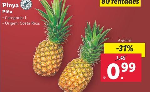 Oferta de Piña por 0,99€ en Lidl