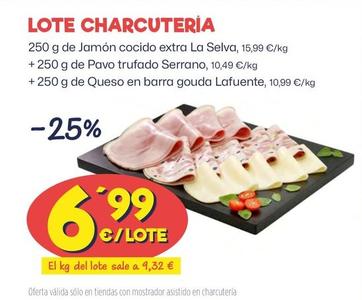 Oferta de Lote Charcuteria por 6,99€ en Ahorramas