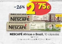 Oferta de Nescafé - Africas O Brazil por 2,75€ en Ahorramas