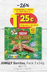 Oferta de Nestlé - Jungly Barritas por 1,25€ en Ahorramas