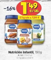 Oferta de Nestlé - Nutrición Infantil por 1,49€ en Ahorramas