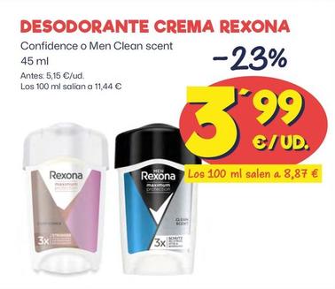 Oferta de Rexona - Desodorante Crema por 3,99€ en Ahorramas