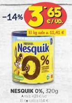Oferta de Nesquik - 0% por 3,65€ en Ahorramas
