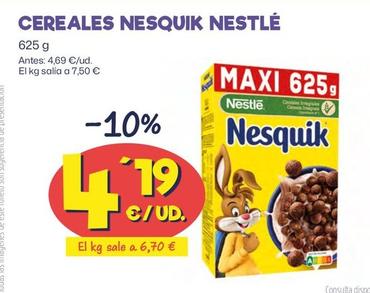 Oferta de Nestlé - Cereales Nesquik por 4,19€ en Ahorramas