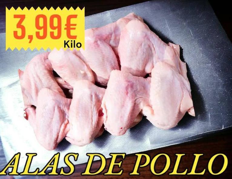 Oferta de Alas de pollo por 3,99€ en Supermercados Extremadura