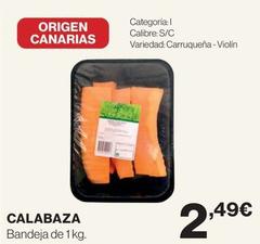 Oferta de Calabaza por 2,49€ en El Corte Inglés