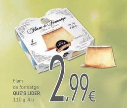 Oferta de Flan de queso por 2,99€ en Valvi Supermercats