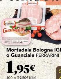 Oferta de Ferrarini - Mortadela Bologna Igf O Guanciale por 1,95€ en Gadis