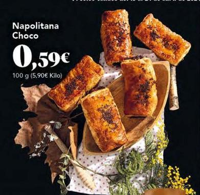 Oferta de Napolitana de chocolate por 0,59€ en Gadis
