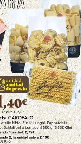 Oferta de Pasta por 2,79€ en Gadis