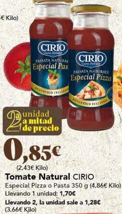 Oferta de Salsa de tomate por 1,7€ en Gadis