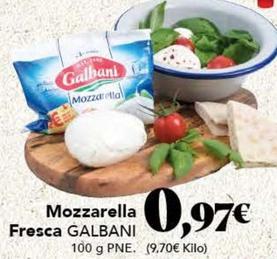 Oferta de Mozzarella por 0,97€ en Gadis