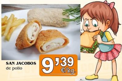 Oferta de San Jacobos - De Pollo por 9,39€ en Congelados Copos