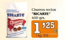 Oferta de Ricarte -Churros Rectos por 1,25€ en Congelados Copos