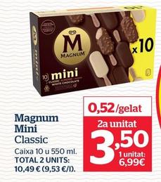 Oferta de Magnum - Mini Classic por 6,99€ en La Sirena