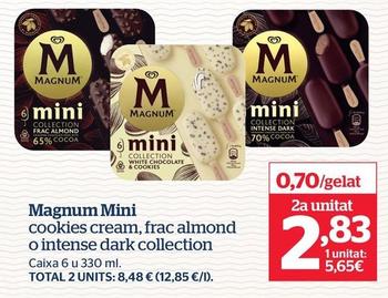 Oferta de Magnum - Mini Cookies Cream, Frac Almond O Intense Dark Collection por 5,65€ en La Sirena