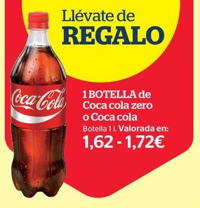 Oferta de Coca-cola - Coca Cola Zero por 1,72€ en La Sirena