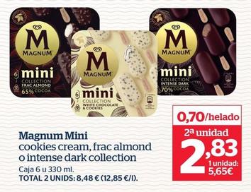 Oferta de Magnum - Mini Cookies Cream, Frac Almond O Intense Dark Collection por 5,65€ en La Sirena