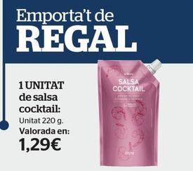 Oferta de Salsa Cocktail por 1,39€ en La Sirena