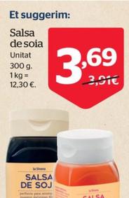 Oferta de Salsa De Soia por 3,69€ en La Sirena