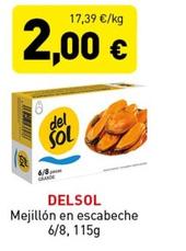 Oferta de Mejillones en escabeche por 2€ en Hiperber