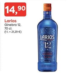 Oferta de Ginebra por 14,9€ en Suma Supermercados