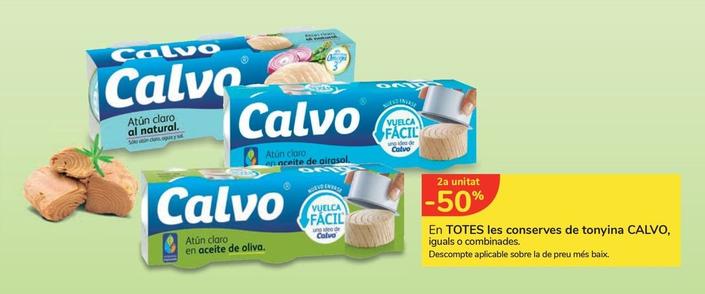 Oferta de Calvo - En Totes Les Conserves De Tonyina  en Carrefour Express