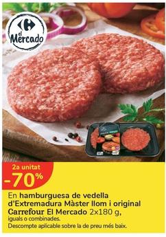 Oferta de Carrefour - Hamburguesa De Vedella D'Extremadura Master Llom I Original  en Carrefour Express