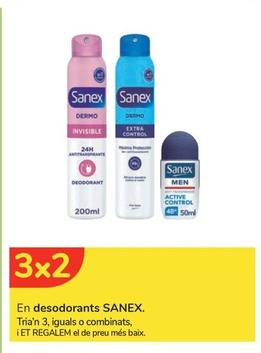 Oferta de Sanex - En Desodorants  en Carrefour Express