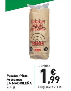 Oferta de La Madrileña - Patatas Fritas Artesanas por 1,99€ en Carrefour Express