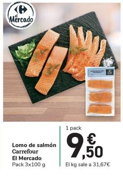 Oferta de Carrefour - Lomo De Salmon  por 9,5€ en Carrefour Express