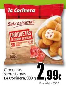 Oferta de La Cocinera - Croquetas Sabrosísimas por 2,99€ en Unide Supermercados