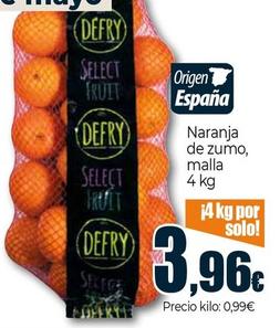 Oferta de Naranjas de zumo por 3,96€ en Unide Supermercados