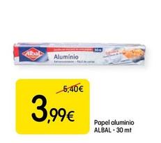 Oferta de Papel de aluminio por 3,99€ en Dialprix
