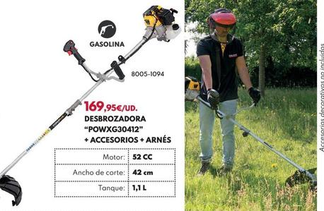 Oferta de Power Plus - Desbrozadora "POWXG30412" + Accesorios + Arnés por 169,95€ en BricoCentro
