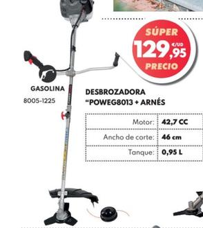 Oferta de Power Plus - Desbrozadora "POWEG8013 + Arnés por 129,95€ en BricoCentro