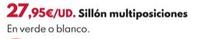 Oferta de Sillon Multiposiciones por 27,95€ en BricoCentro