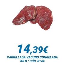 Oferta de Carrillada Vacuno Congelada por 14,39€ en Dialsur Cash & Carry