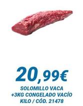 Oferta de Solomilla Vaca por 20,99€ en Dialsur Cash & Carry